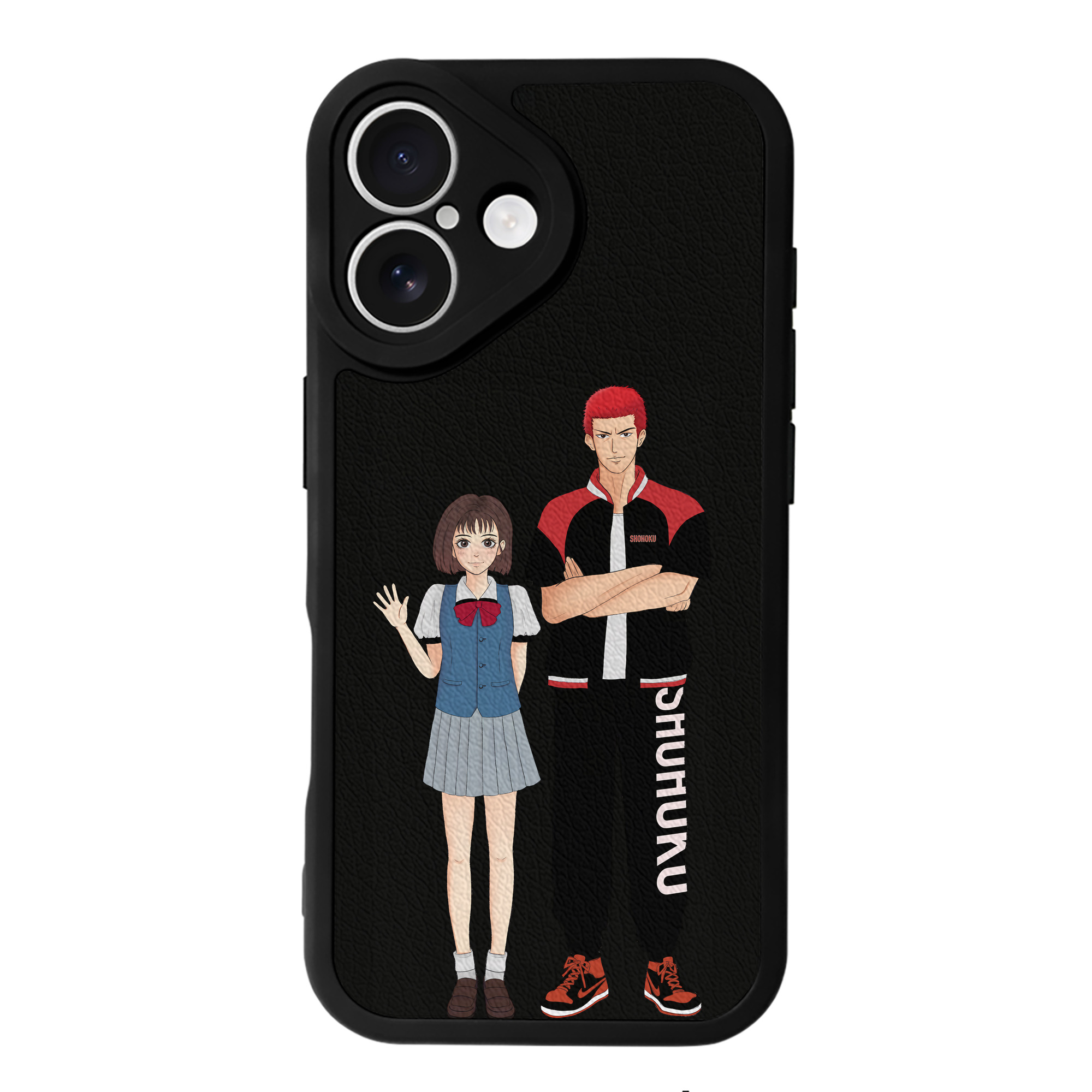 （画像用） SLAM DUNK／スラムダンク 【iPhone 16シリーズ対応】シリコンスマホケース（レザー調） 材質：シリコン